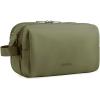 BAGSMART Toiletry Bag for Men, Travel Toiletry Organizer Dopp Kit Water-resistant Shaving Bag for Toiletries Accessories, Door Room Essentials,Navy Blue-large(Green)