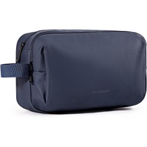 BAGSMART Toiletry Bag for Men, Travel Toiletry Organizer Dopp Kit Water-resistant Shaving Bag for Toiletries Accessories, Door Room Essentials,Navy Blue-large(Navy Blue-basic)