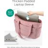 BAGSMART Tote Bag for Women, Lightweight Puffy Tote Bag with Compartments Shoulder Bag Handbag for Travel, Work, Gym | Lightweight, Puffy, Tote Bag with Compartments, Quilted, for Travel, Work(Dark Pink)