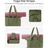 BAGSMART Tote Bag for Women, Tote Bag with Zipper Work Tote with Compartments Nurse Shoulder Hanbag for Travel, Gym(J-army Green-small-24l)