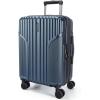 BAGSMART Carry On Luggage 22x14x9 Airline Approved, Lightweight luggage with Spinner Wheels, 20 Inch Expandable Hardside Carry On Suitcase with TSA Lock Rolling Travel suitcase Carry-On, Royal Blue(Dark Blue)