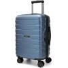 BAGSMART Carry On Luggage 22x14x9 Airline Approved with Spinner Wheels,Lightweight 20 Inch Luggage with TSA Lock,Expandable Hard Shell Carry On Suitcases for Men Women,Rose Purple(Royalblue)