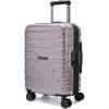 BAGSMART Carry On Luggage 22x14x9 Airline Approved with Spinner Wheels,Lightweight 20 Inch Luggage with TSA Lock,Expandable Hard Shell Carry On Suitcases for Men Women,Rose Purple(Rose Purple)