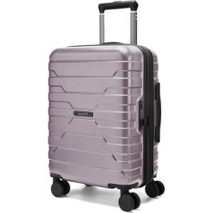 BAGSMART Carry On Luggage 22x14x9 Airline Approved with Spinner Wheels,Lightweight 20 Inch Luggage with TSA Lock,Expandable Hard Shell Carry On Suitcases for Men Women,Rose Purple(Rose Purple)