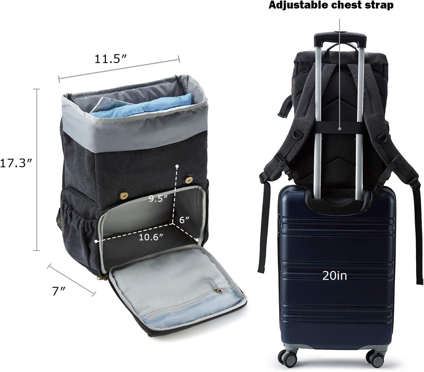 imageBAGSMART Camera Backpack DSLR SLR Waterproof Camera Bag AntiTheft Photography Backpack with 15 Inch Laptop Compartment Tripod Holder amp Rain Cover BlackBlack