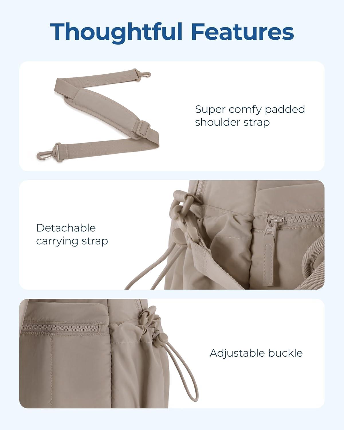 imageBAGSMART Gym Bag for Women Duffle Bag for Travel with Wet Pocket Lightweight Carry on Weekender Duffel Water ResistantOrchid Purple