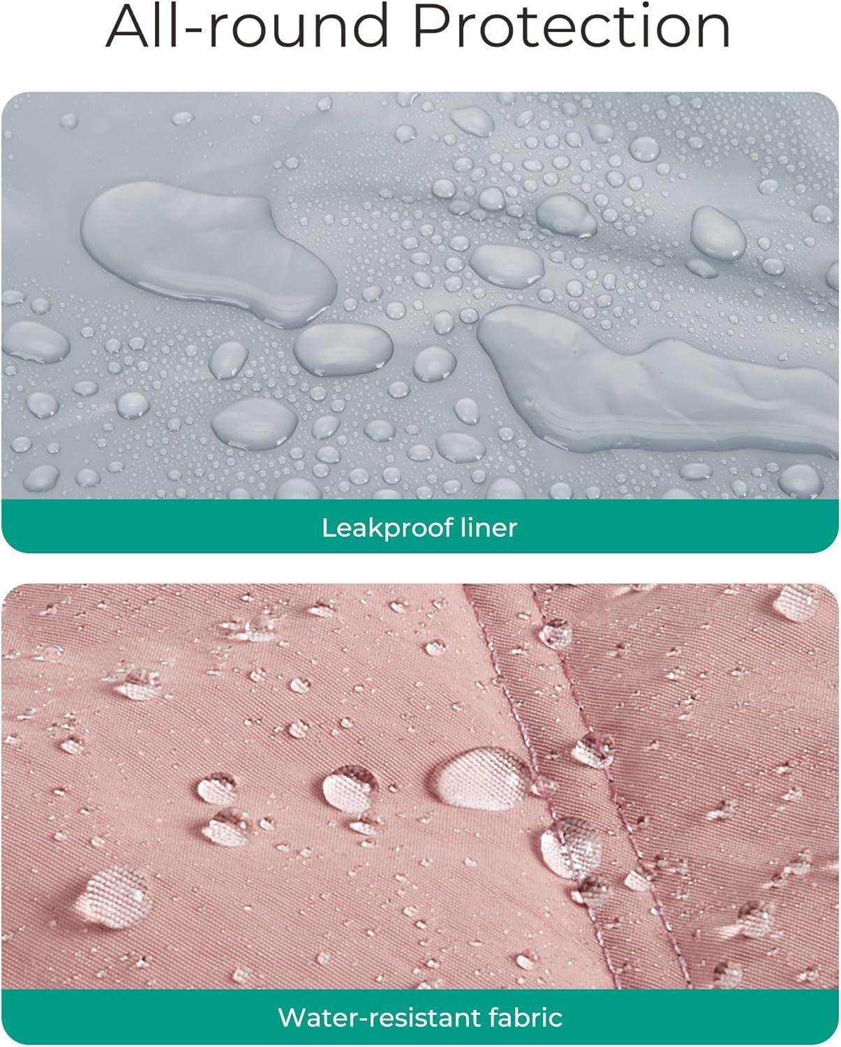 imageBAGSMART Lunch Bag Women Large Lunch Box Insulated Tote Bag with MultiPockets Quilted Puffy Tote for Work Outdoors05Gray