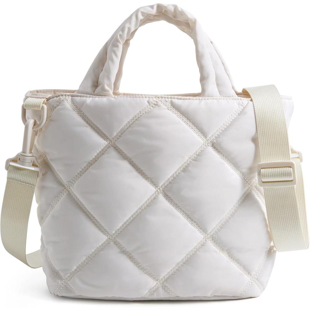 imageBAGSMART Crossbody Bags for Women Small Crossbody Bag Cross Body Purse Mini Tote Travel Purse Shoulder Handbags WalletBeige