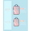 BAGSMART Compression Packing Cubes, 6 Set/4 Set/2 Set Travel Packing Cubes for Carry on Suitcases, Compression Suitcase Organizers Bag Set & Travel Cubes for Luggage, Lightweight Packing Organizers(Baby Pink-2 Set)