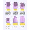 BAGSMART Compression Packing Cubes, Travel Cubes for Packing, 6/5/4 Set Suitcase Organizer Bags Set, Lightweight Packing Organizers(I-Light Purple)