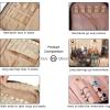 BAGSMART Jewelry Organizer Case Large Travel Jewelry Storage Bag for Necklace, Earrings, Rings, Bracelet, Soft Pink(Black)