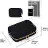BAGSMART Jewelry Organizer Case Large Travel Jewelry Storage Bag for Necklace, Earrings, Rings, Bracelet, Soft Pink(Black)