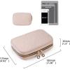 BAGSMART Jewelry Organizer Case Large Travel Jewelry Storage Bag for Necklace, Earrings, Rings, Bracelet, Soft Pink(Soft Pink)