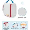 BAGSMART Keep Shape Packing Cubes for Travel, 6 Set Travel Cubes for Packing, Lightweight Suitcase Organizer Bags Set for Travel Essentials(Mondrian)