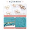 BAGSMART Large Jewelry Travel Organizer Case for Home Jewelry Organizer Storage Ring Binder Jewelry Bags Clear Jewelry Rolls Zipper Pouch Bag for Necklaces, Earrings, Rings, Bracelets, Pink(03-Teal)