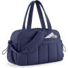 BAGSMART Gym Bag for Women, Duffle Bag for Travel with Wet Pocket, Lightweight Carry on Weekender Duffel, Water Resistant(Navy Blue)