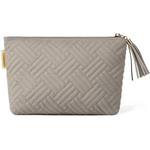 BAGSMART Small Cosmetic Bag, Elegant Roomy Makeup Bags,lipstick pouch,Zipper Pouch,Great Gifts for Women,Travel Waterproof Toiletry Bag Accessories Organizer Gifts (Pink-1 pcs)(03-Camel-1 pcs)