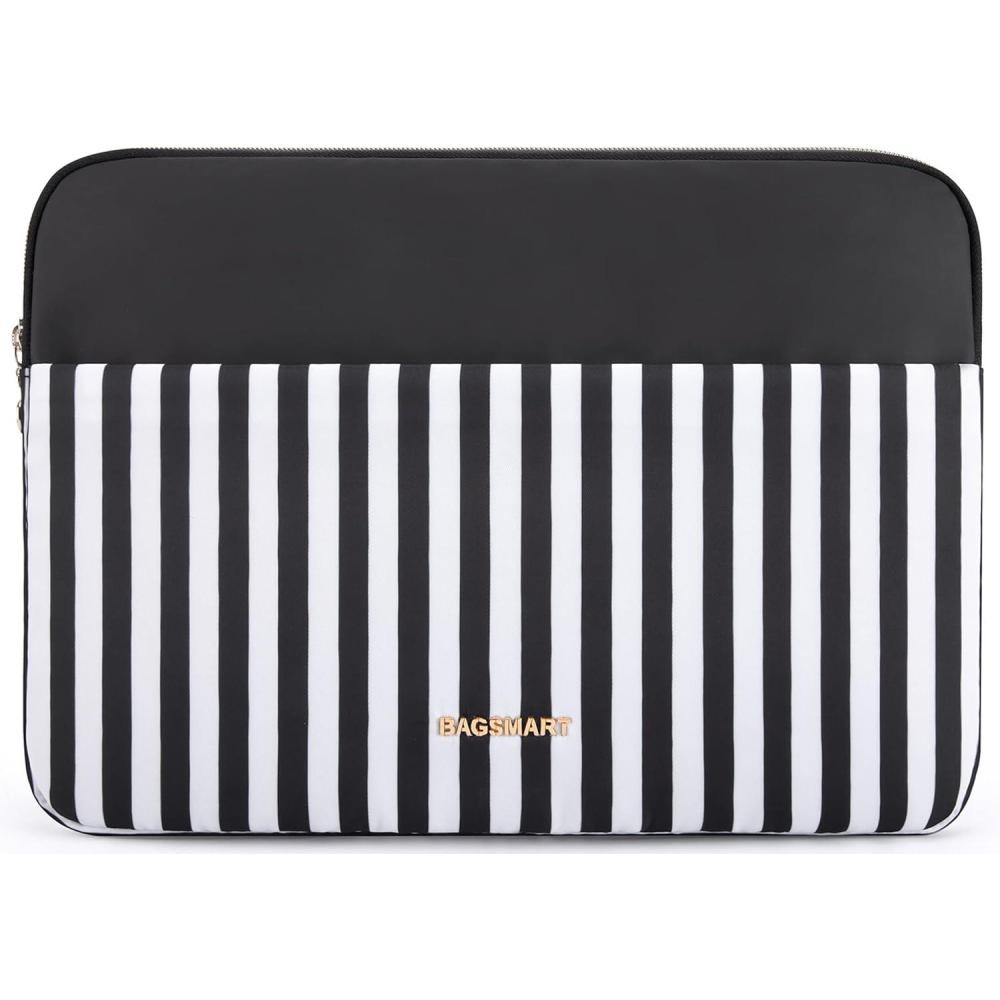 imageLaptop Sleeve Bag BAGSMART Laptop Case Compatible with MacBook AirPro Retina13133 inch Notebook Compatible with MacBook Pro 14 inch 2021 2022 M1 ProMax A2442 Computer Bag with Pocket Black