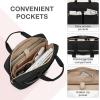 BAGSMART 17.3/15.6 Inch Laptop Bag, Briefcase for Women Computer Messenger Bag Office Travel Business, Black(Black)