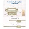 BAGSMART Fanny Packs for Women Small Belt Bag with Adjustable Strap Waist Pack for Running Workout Traveling Hiking, Beige Green(Beige Green)