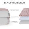 BAGSMART Laptop Sleeve Bag Compatible with MacBook Air/Pro, 13-13.3 inch Notebook, Compatible with MacBook Pro 14 Inch, MacBook Air M2 Sleeve 13 Inch, Repellent Protective Case with Pocket, Pink(Warm Tan)