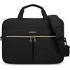 BAGSMART 17.3/15.6 Inch Laptop Bag, Briefcase for Women Computer Messenger Bag Office Travel Business, Black(Black)