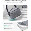 BAGSMART Camera Sling Bag, Small Camera Bags for Photographers with Tripod Holder, Waterproof DSLR/SLR/Mirrorless Camera Bags Crossbody with Rain Cover, Compatible with Canon Sony Nikon, Beige(Beige)