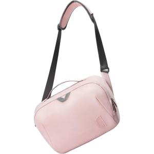 BAGSMART DSLR Camera Bag, Waterproof Crossbody Camera Case with Padded Shoulder Strap, Anti-Theft Bag, Pink(01-Pink)