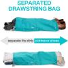 BAGSMART 6 Set /4 Set/2 Set Compression Packing Cubes for Travel, Lightweight Luggage Organizer Bags, Durable Space Saver Bags Travel Essentials(Process Cyan)