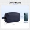 BAGSMART Travel Toiletry Bag for Men, Dopp Kit Water Resistant Shaving Bag for Toiletries Accessories, Black-Medium(Navy)