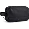 BAGSMART Travel Toiletry Bag for Men, Dopp Kit Water Resistant Shaving Bag for Toiletries Accessories, Black-Medium(Black)