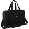 BAGSMART Weekender Bags for Women, Travel Duffle Overnight Bag Personal Item Bag with Shoe Bag for Travel Essentials(Black)