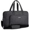 BAGSMART Weekender Bags for Women, Travel Duffle Overnight Bag Personal Item Bag with Shoe Bag for Travel Essentials(Dark Grey)