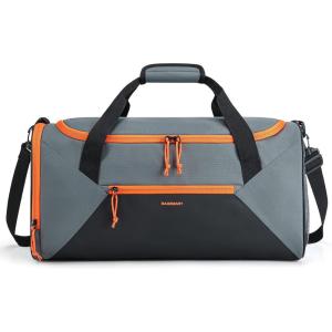 BAGSMART Gym Bags for Men, 36L Small Sports Bag With Shoe Bag, Lightweight Weekender Carry On Duffel Bag, Water Resistant Workout Duffel Bags for Traveling – Black