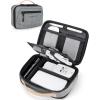 BAGSMART Electronics Organizer Travel Case, Cord Organizer Travel Cable Bag for Tech Accessories(Gray)